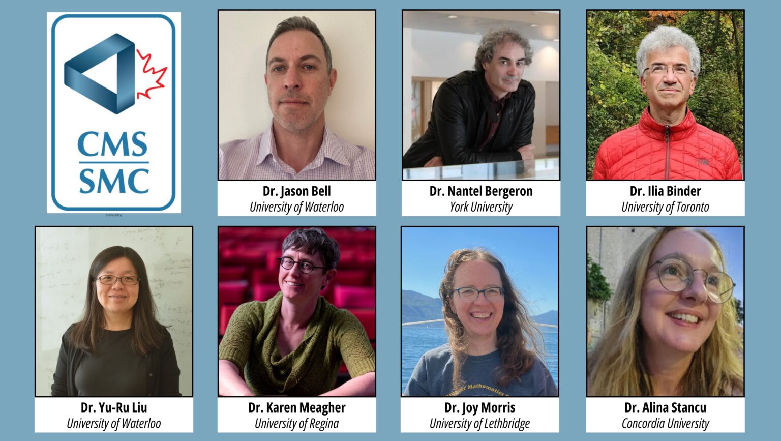 NEW: Canadian Mathematical Society’s 2026 Class of Fellows Announced ...